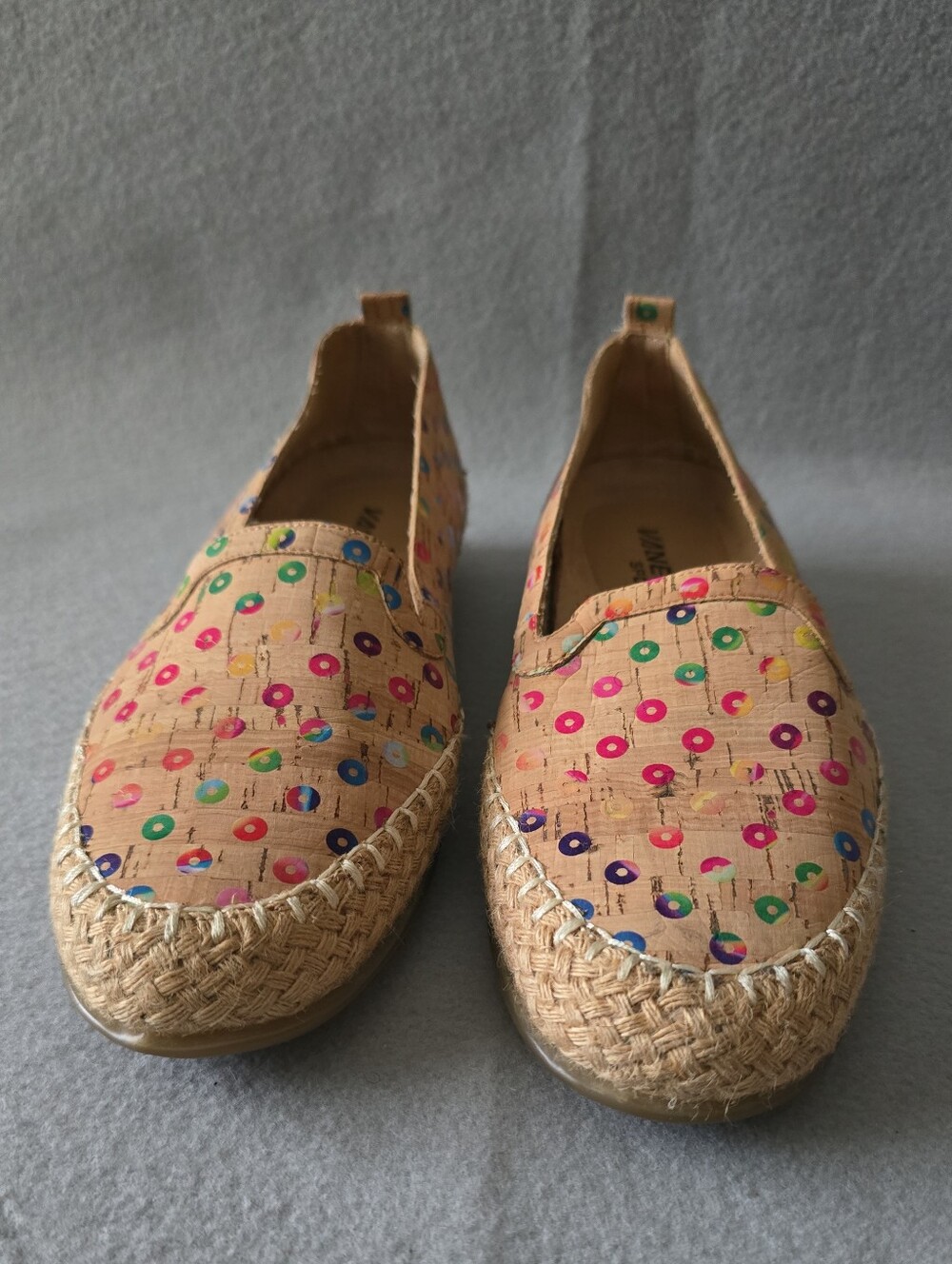 Vaneli Pink Multicolor Espadrille Slip-On Women's Shoe Sz 7 Comfortable Trendy - Picture 2 of 8